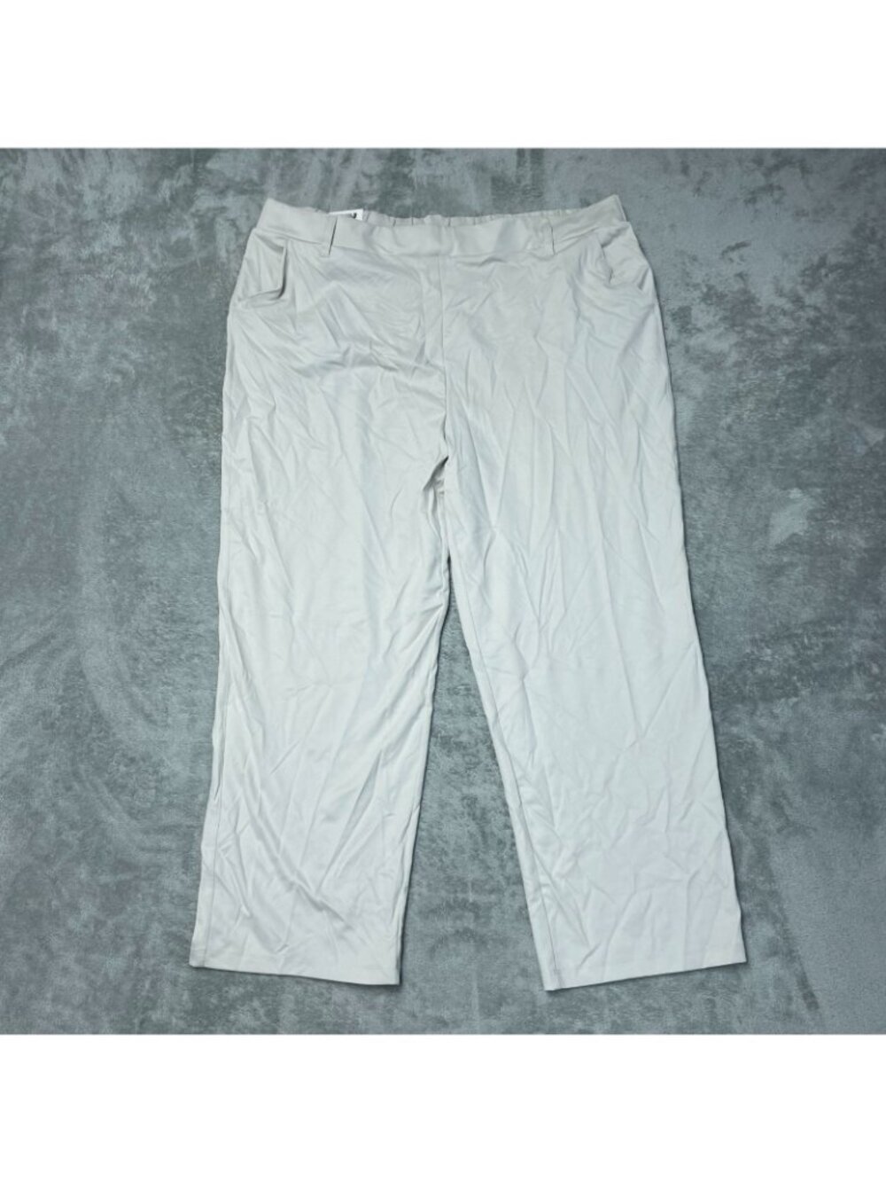 NWT 32 Degrees Cool Women's XXL Cream Lightweight Pants Straight Leg G2219 - Picture 4 of 15